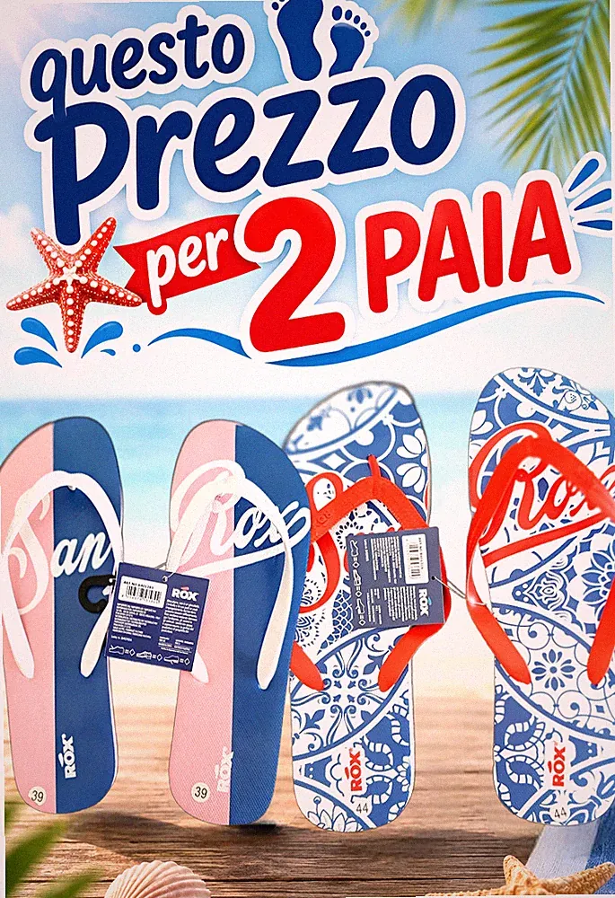 2 PAAR Zehentrenner Meer Gr. 39 und 44 Damen + Herren * NEU Hausschuhe Pool Strand