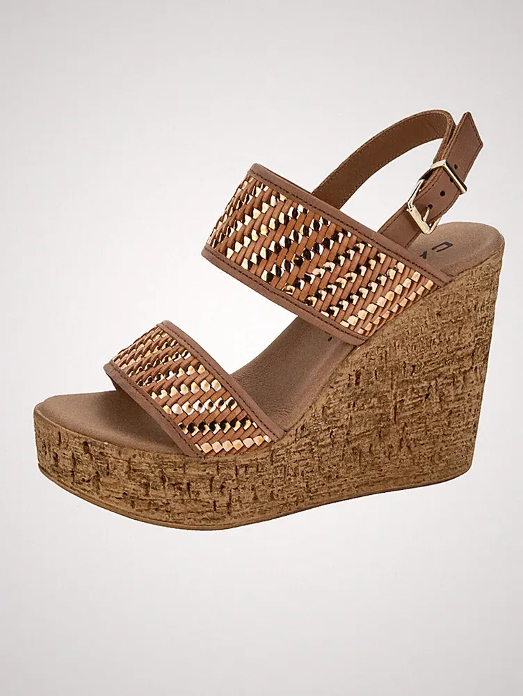 39 5,5 Casting Sandalen Plateausandalen Plateau Wedges Schuhe Sandalette W. F