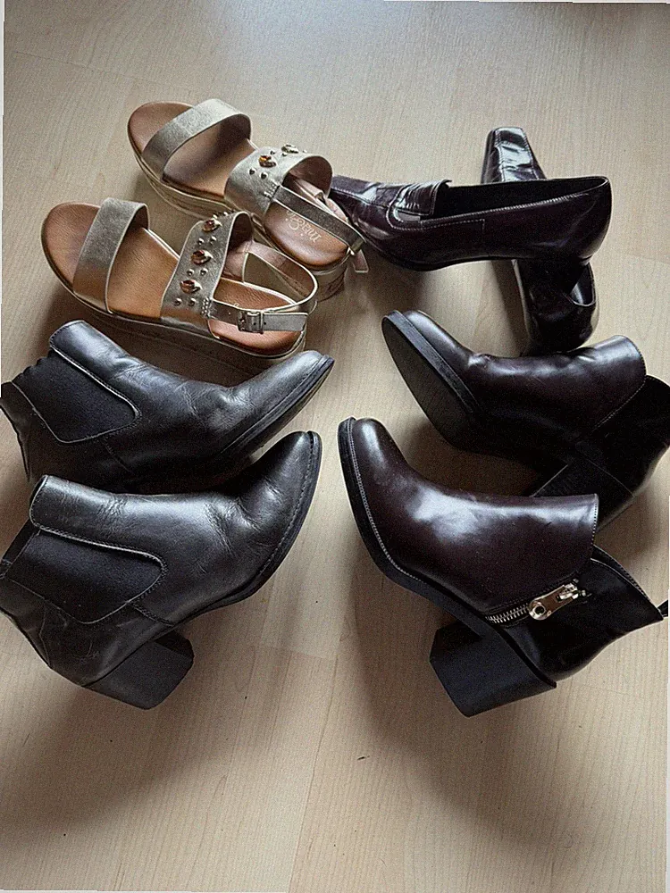4 Paar Marken Damen Leder Schuhe Sansibar Zara mia&Jo Gr 37