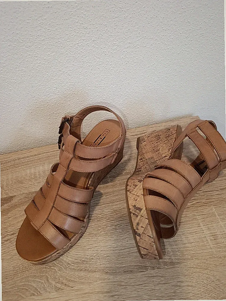 5 Th Avenue Gladiator, Rockport, Wedge Heels, Sandaletten, Gr. 38, Neu