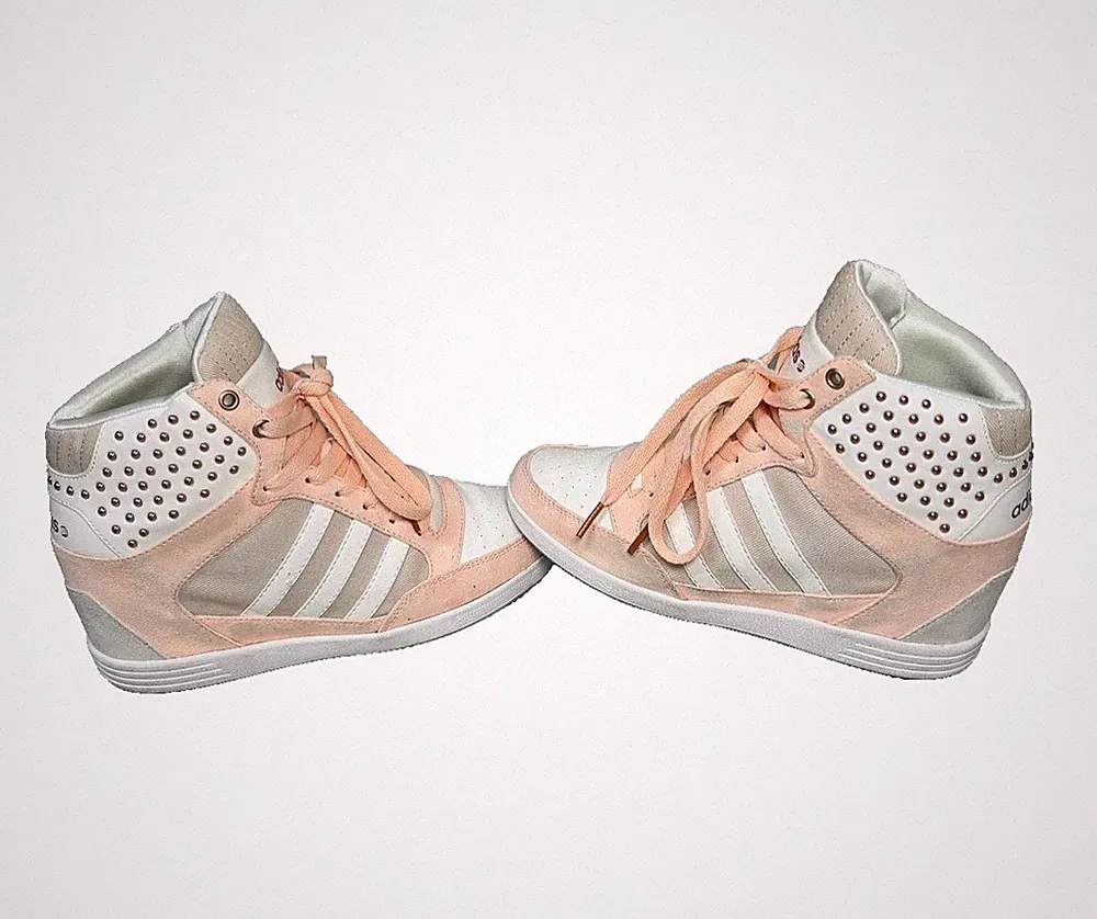 Adidas NEO Sneaker Damen Keilabsatz; Gr. EU 39 1/3; Hellrosa; Sehr gut