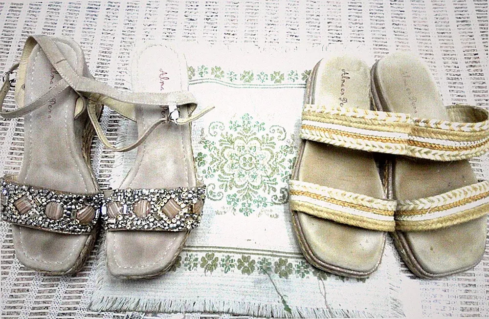 Alma en Pena - Elegante Damen Sandalen + Pantolettensandalen EU 40. NIRIMA
