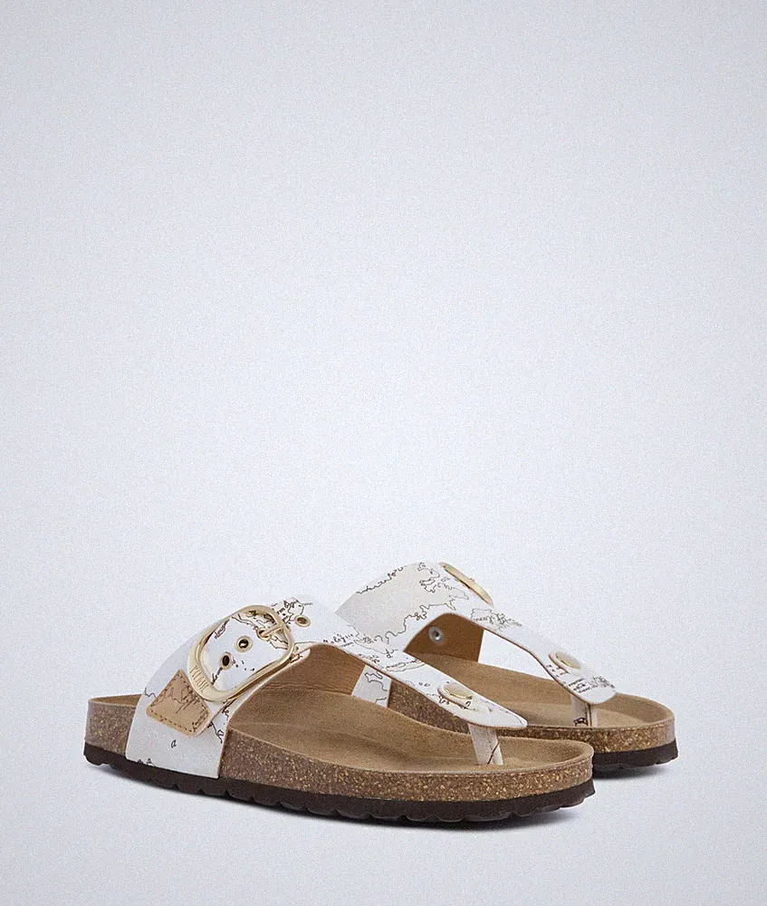 Alviero Martini 1^ Klasse Damen Sandalen Zehentrenner