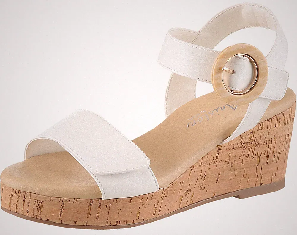 ANISTON SHOES Plateausandale Sommerschuh, Sandalette , Gr. 39