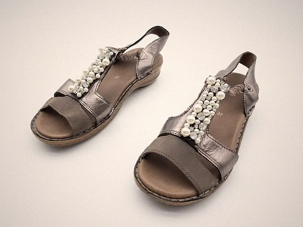 ara Damen Sandale Sandalette Halbschuh Sommerschuh braun Gr 37 EU Art 16838-50