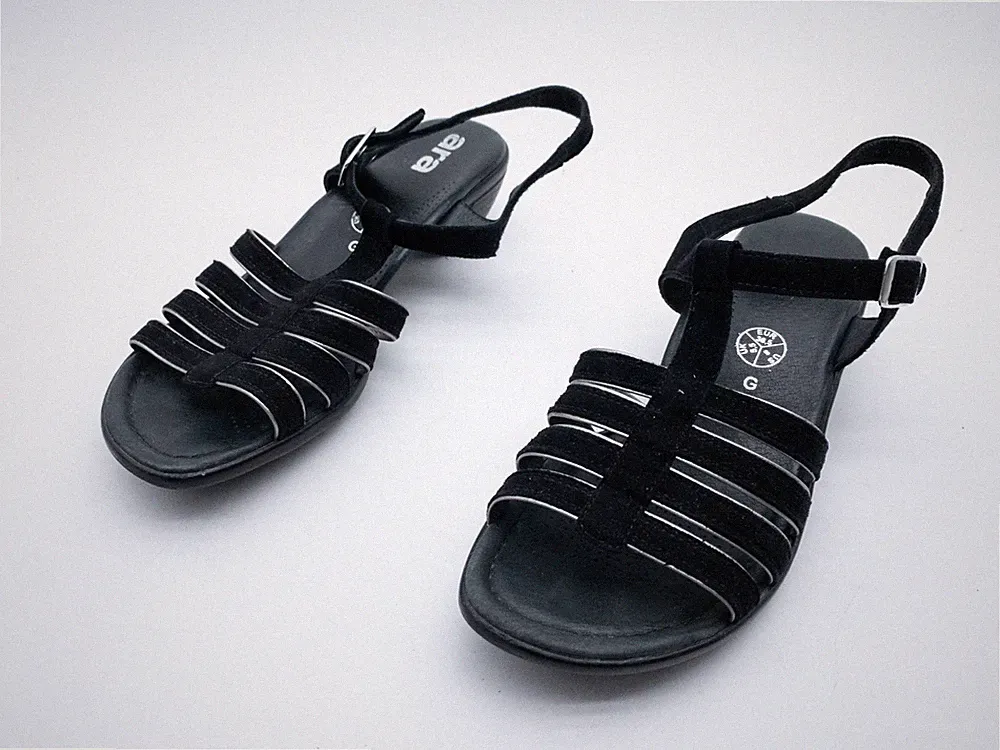 ara Damen Sandale Sandalette Halbschuh Sommerschuh Gr. 38,5 EU Art. 36807-98