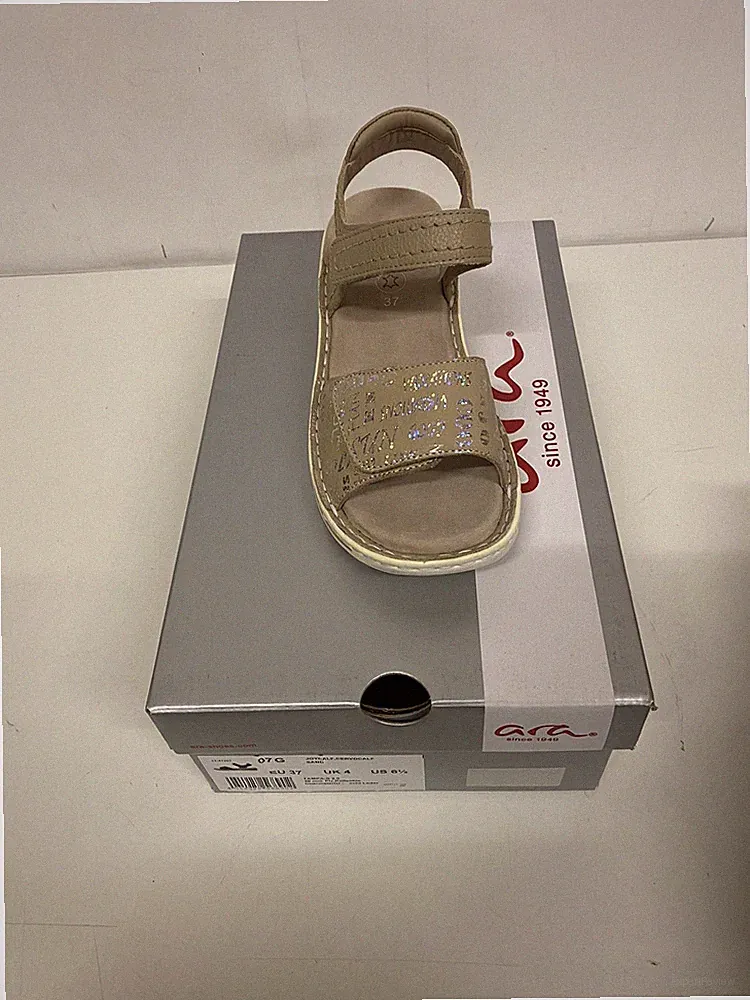 ara Damen Sandale Tampa -S 2.0 Joycalf Cervocalf Beige Sand 12-47207 Gr.37