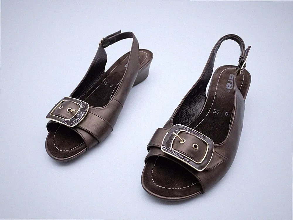 ara Damen Slingback Sommerschuh Sandalette Halbschuh Gr 38,5 EU Art 15129-50