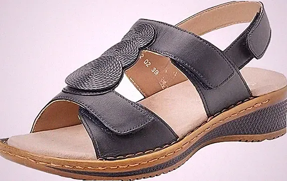 ARA Leder Sandalen Hawaii 2.0 mit Klettverschluss blau 1229002