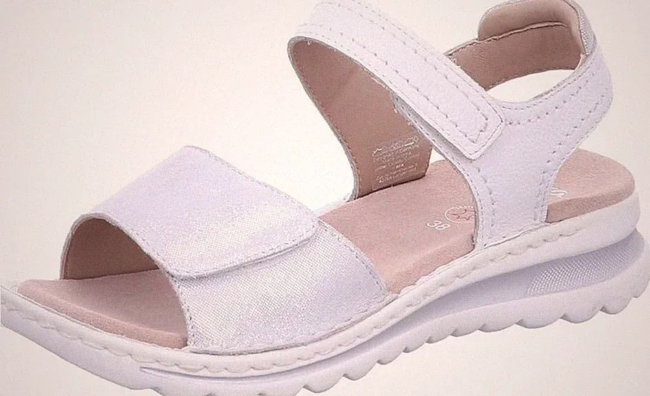 ARA Leder Sandalen Tampa-S 2.0 mit Klettverschluss weiß 1247207