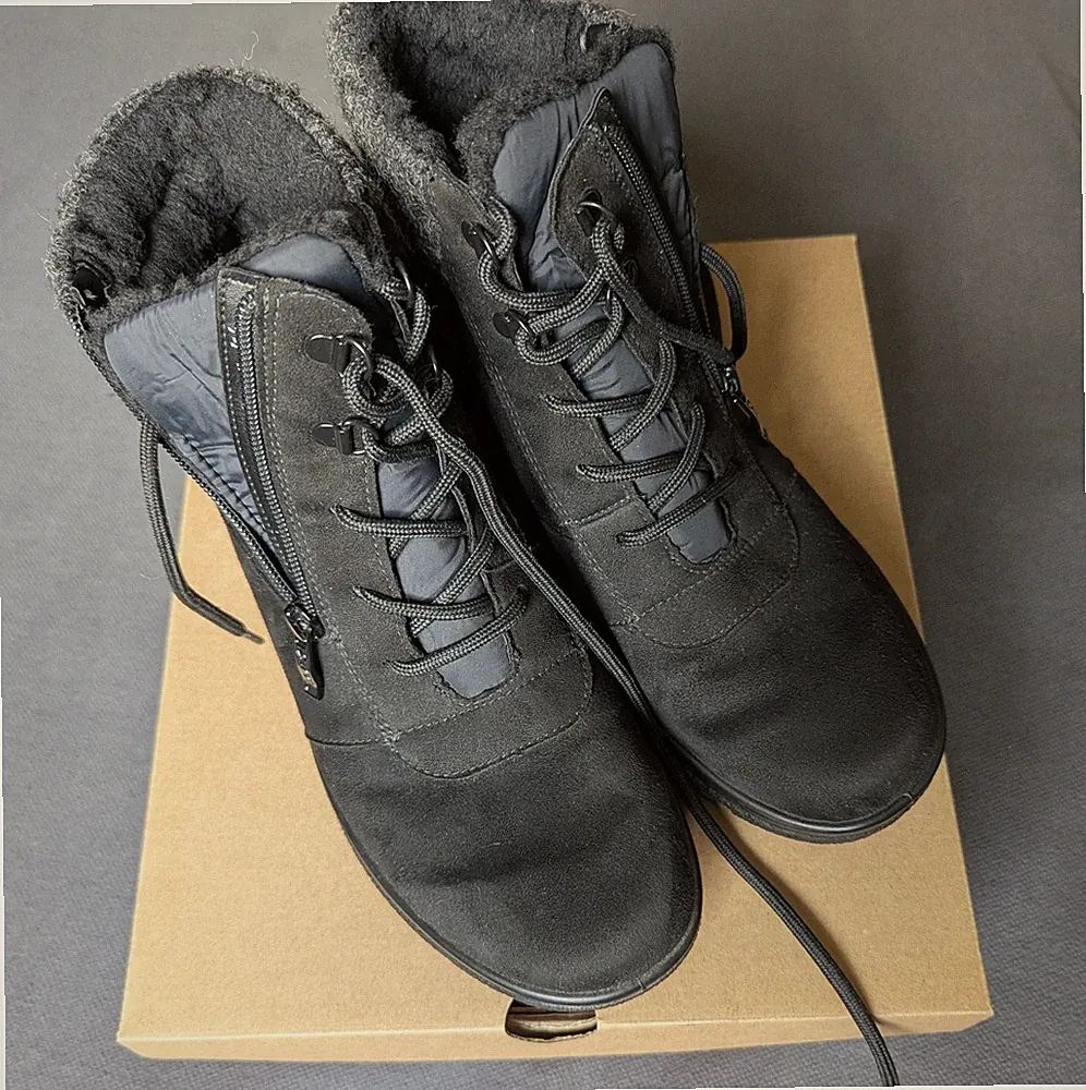 ara* Stiefelette Saas-Fee schwarz - Gr. 41,5 - einmal getragen - mit Karton