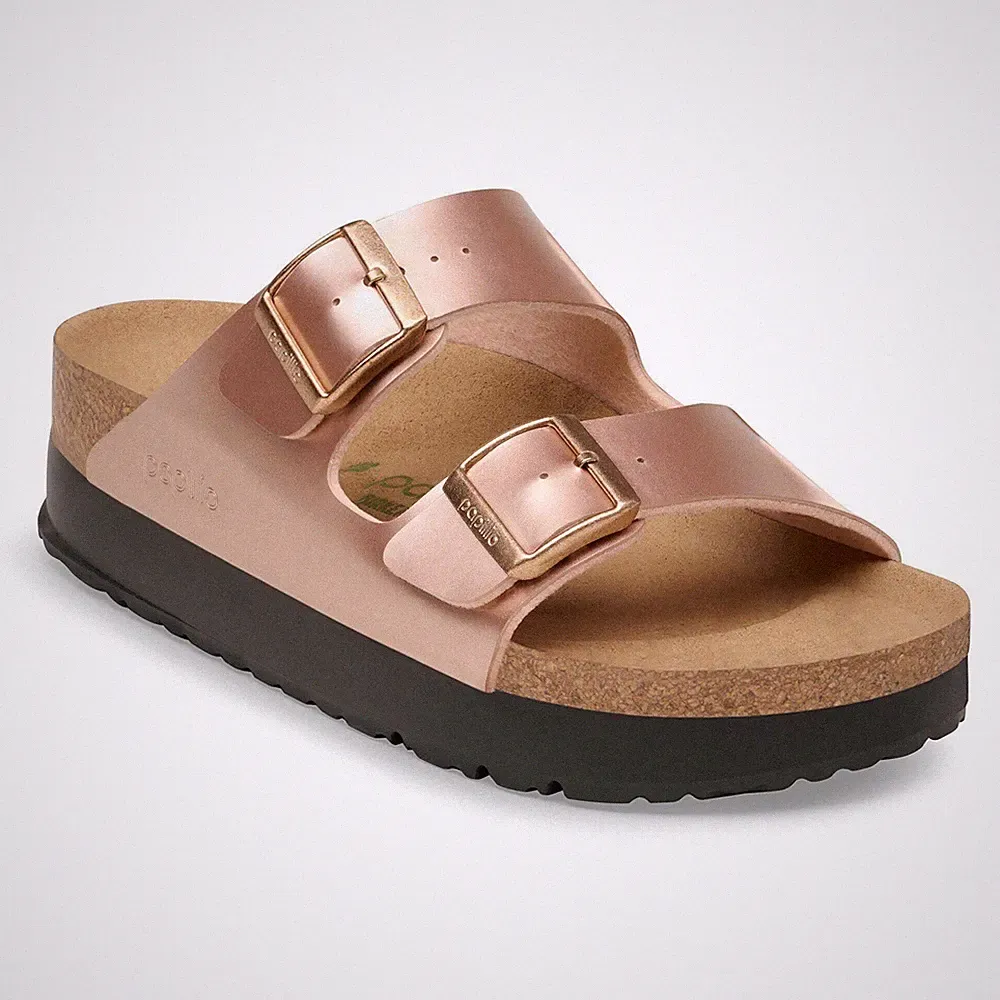 Arizona Pap Plateau Papillio by Birkenstock 1031270 Metallic Copper Sandalen