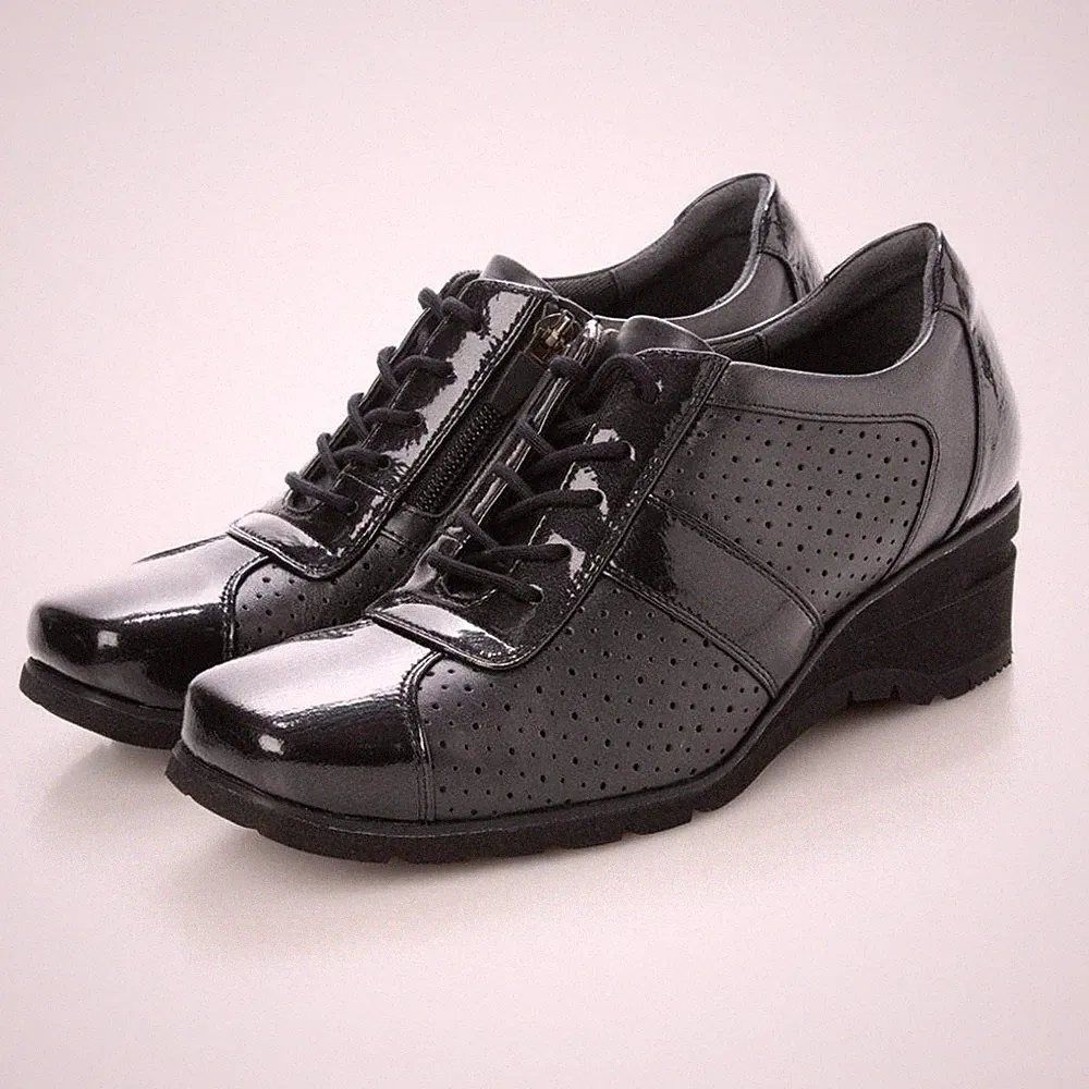 ASICS Walking Pedala Damen Sneaker 22cm US5 Schwarz Neu