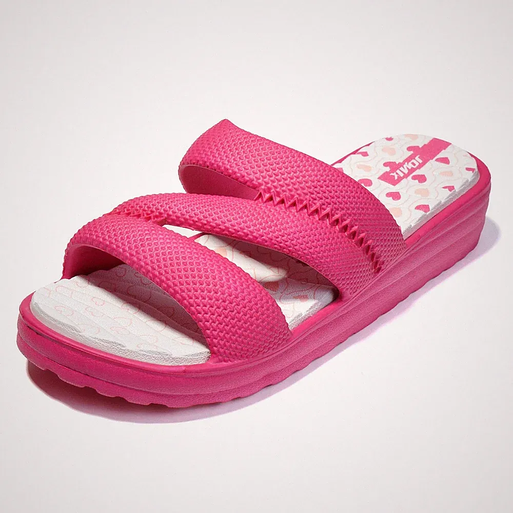 Badeschuhe Damen mit Massage Fußbett Sommer Keil Bunte Schlappen Hawaiianisch...