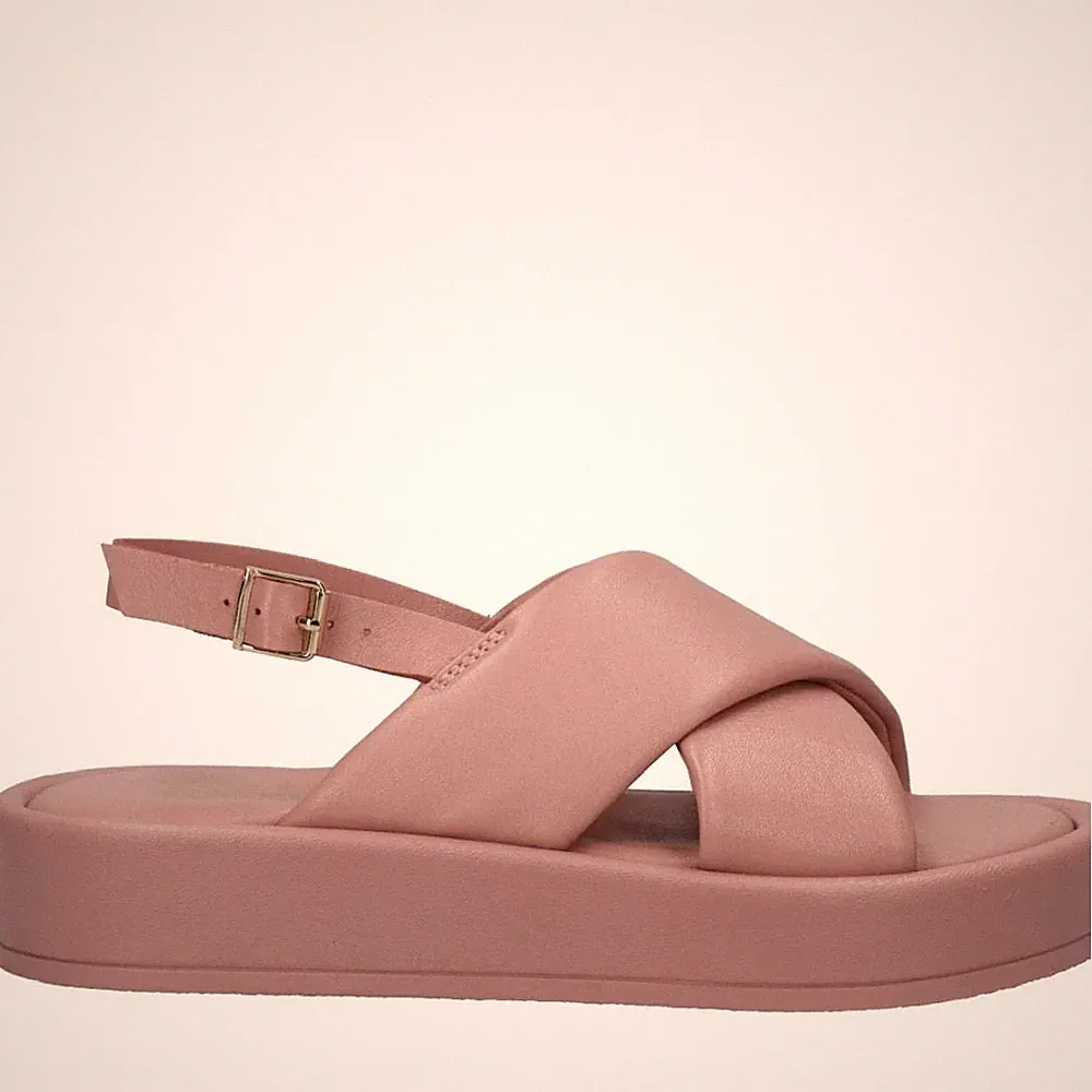 Bagatt Hanoi Damen Rosa Keilabsatz Sandalen Peeptoe Freizeit D31AEK8050003400
