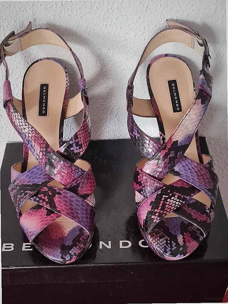 Belmondo Plateau Sandalette Gr. 40 Leder