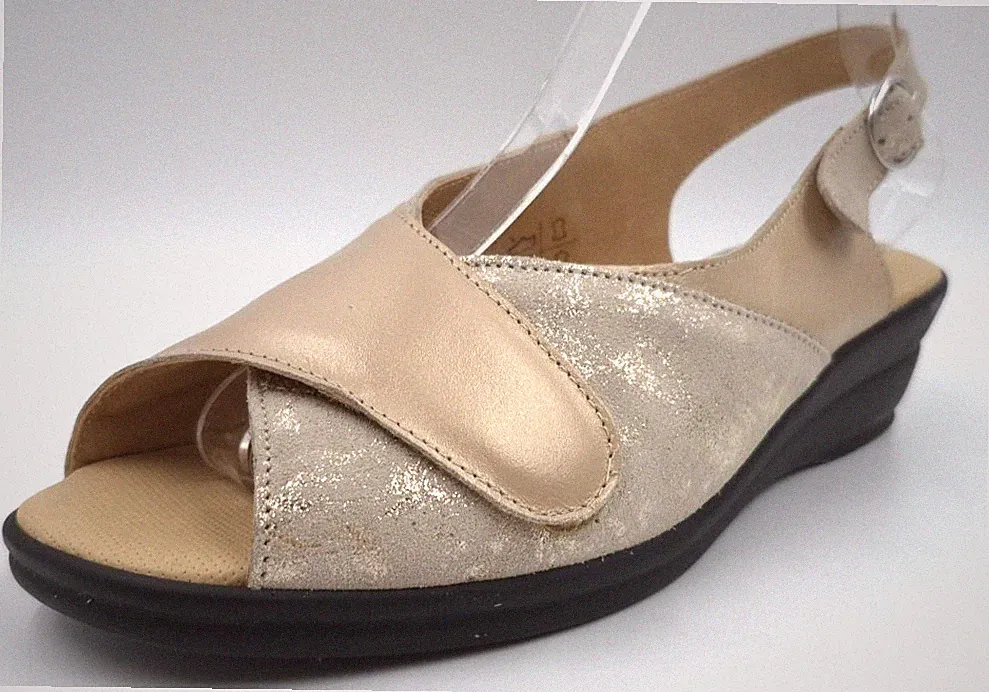 Benexa 8237 Beige Gr. 40 Damen Leder Sandalen Slingback UVP: 99,90€ (6585)