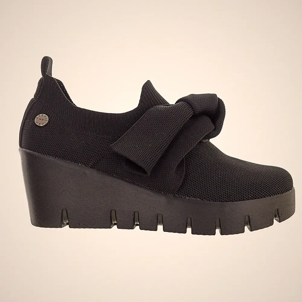 Bernie Mev Women's Venti Serenity Wedge Heel Fashion Sneaker with Memory Foam