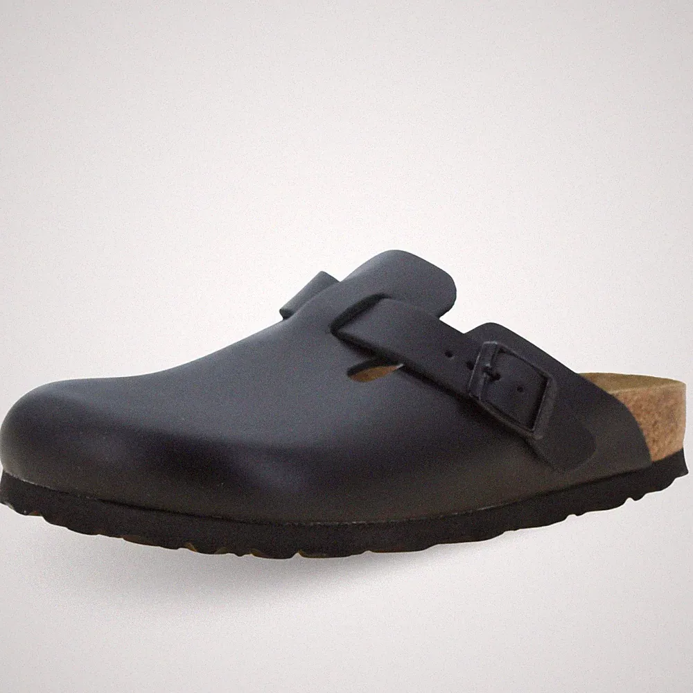 Birkenstock Boston Schuhe Naturleder Größe 39 Cod 0060193 Schwarz