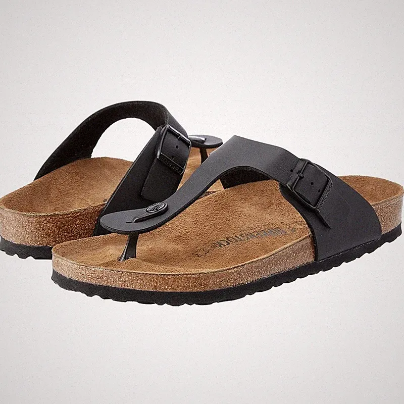 Birkenstock Gizeh 0043691 Black Herren Zehentrenner Regular Fit Regular Fit Regular Fit