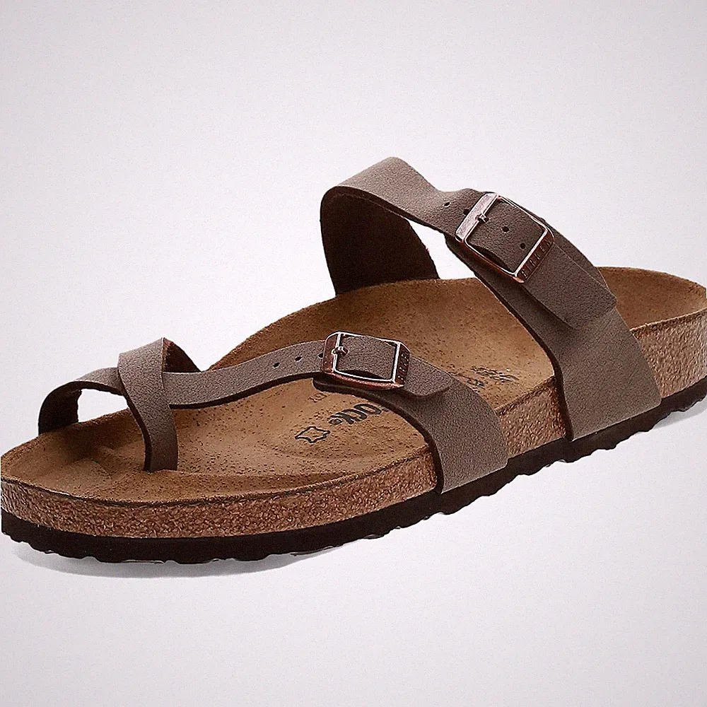Birkenstock Mayari Birko-Flor Nubuck Schuhe 0071061 Braun