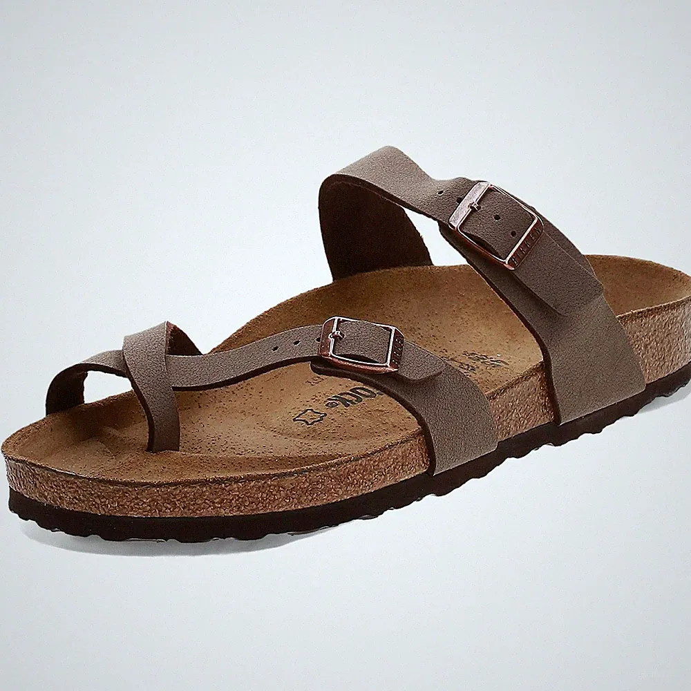 Birkenstock Mayari Birko-Flor Nubuck Schuhe Größe 37 Cod 0071061 Braun