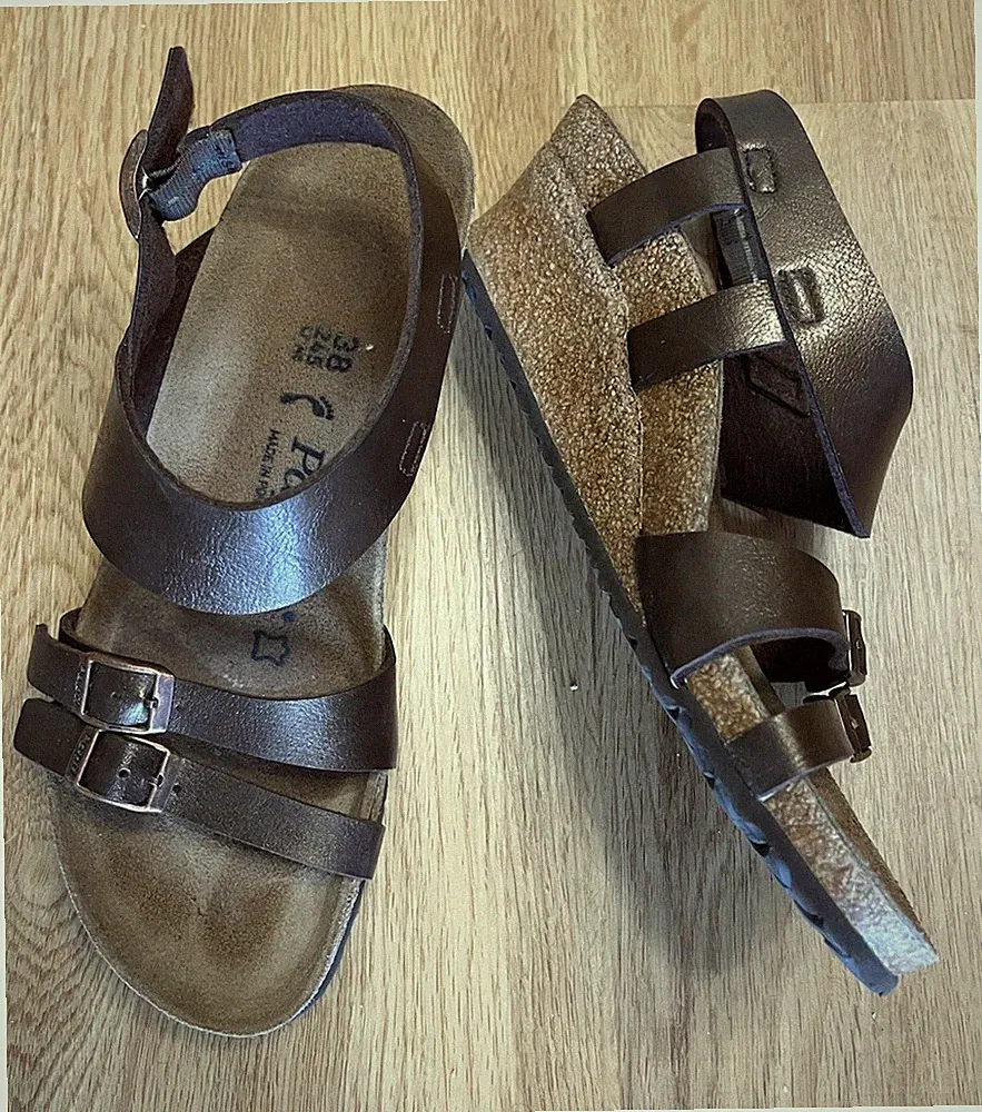 Birkenstock Papillio Ellen Sandale schmal Gr. 38 Gracefull Toffee