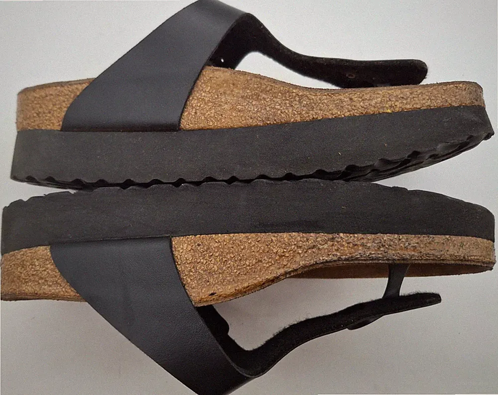 Birkenstock Papillio Gizeh Schwarz Plateau - UK 3,5 EUR 36 Normal