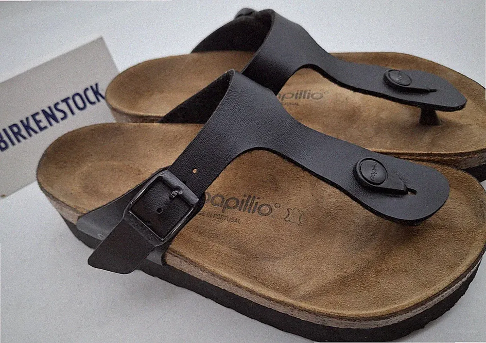 Birkenstock Papillio Gizeh Schwarz Plateau - UK 3,5 EUR 36 Normal