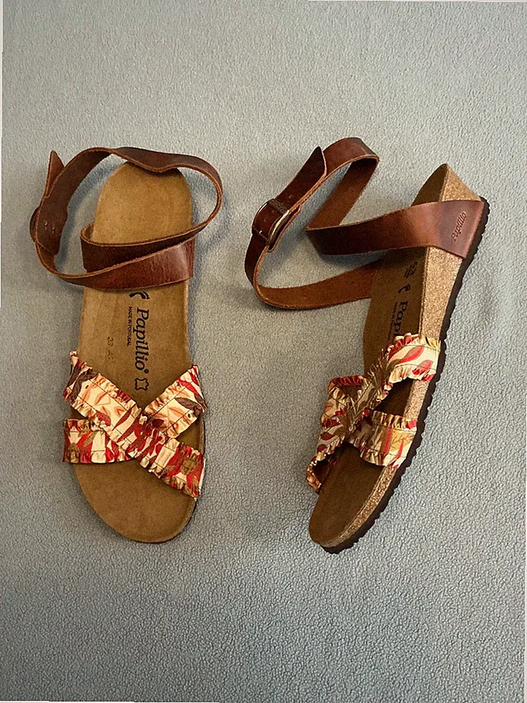 Birkenstock/Papillio Sandalette, floral, 43, top