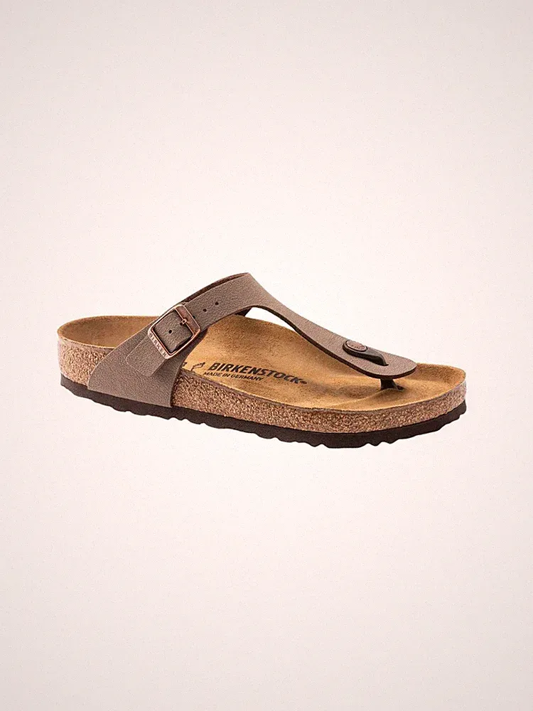 Birkenstock Zehentrenner Unisex Braun Gizeh 043751