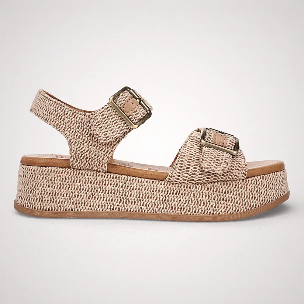 Blowfish Malibu Magische Damen Kunstleder Riemchen Plateau Keilabsatz Sandalen