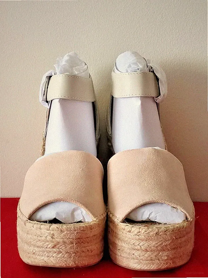BRAND NEW, MARC FISHER, ALIDA ESPADRILLE, SUEDE WEDGE SANDALS!!!