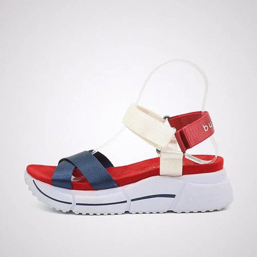 Bugatti Damen Sandalen EU 37 Sandale Mehrfarbig Freizeit Sportlich