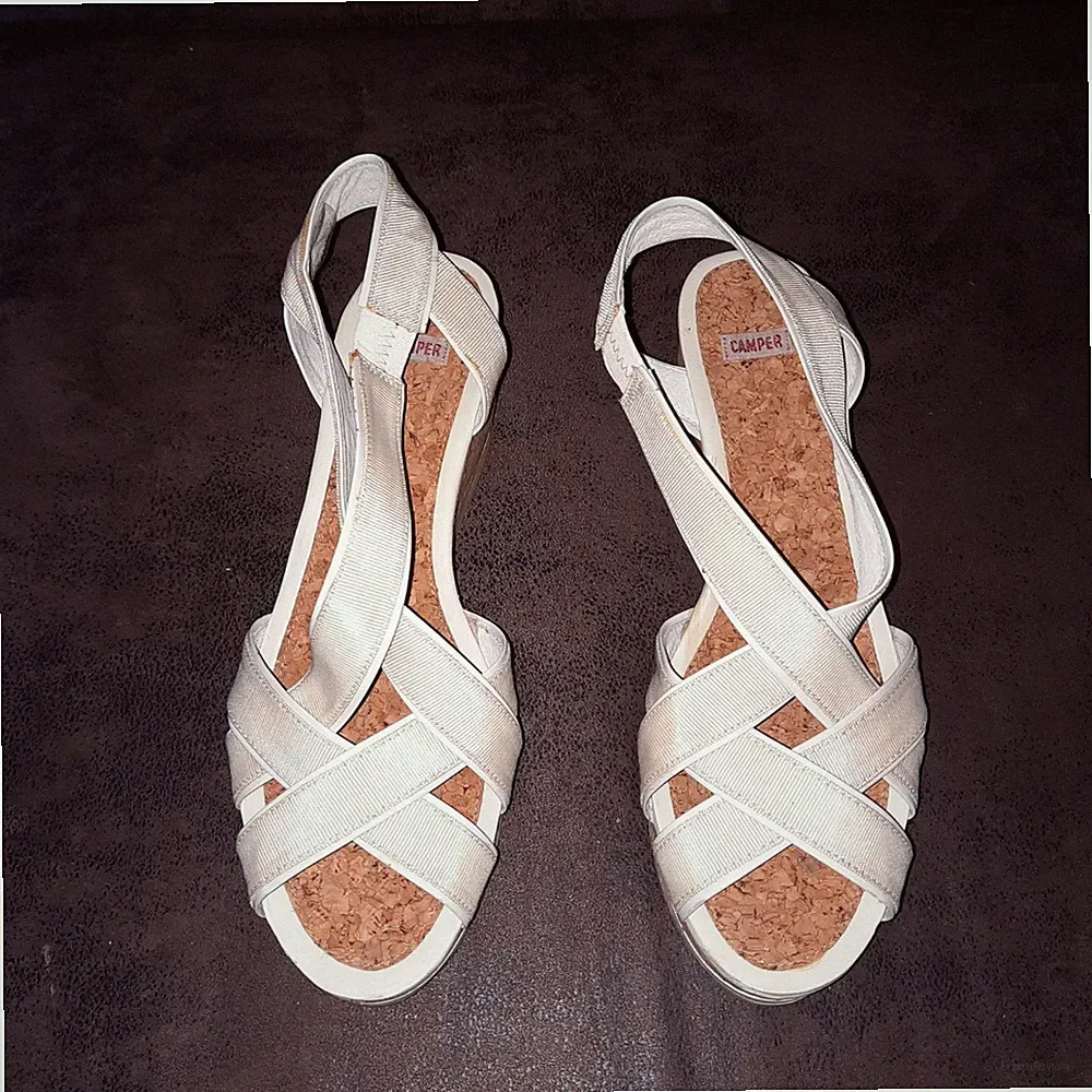 CAMPER DAMEN SANDALEN KEILABSATZ GR. 40