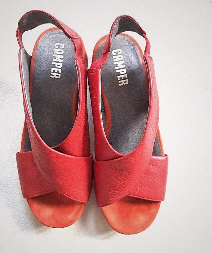 Camper gr 36 Damen Sandalen Sandaletten Slipper Sehr Gut