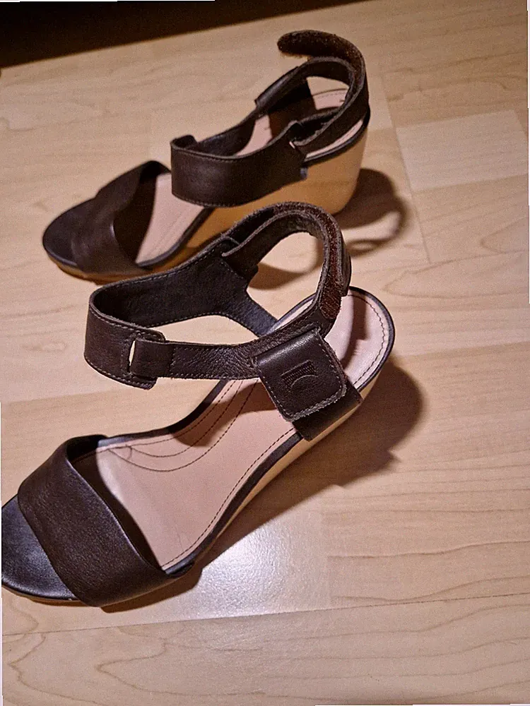 CAMPER Sandalen mit Keilabsatz in Gr.37, neuwertig