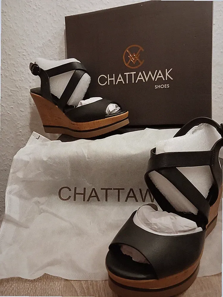 Chattawak Sandale Mit Keilabsatz