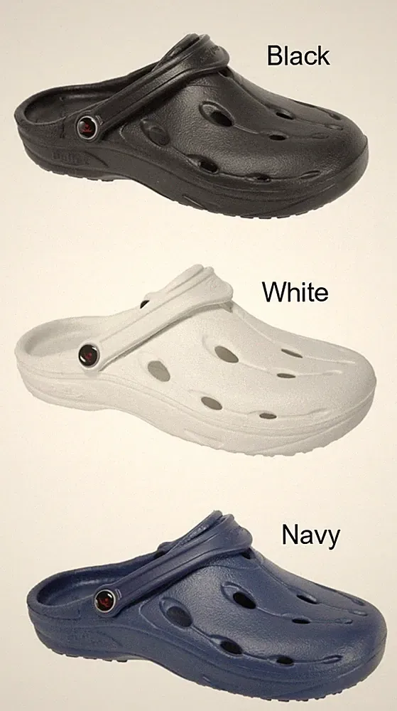 Chung Shi Dux Soft Step Clog das Original Black White Navy Gr. 35 - 49