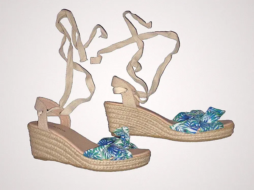 #Citywalk Sandalette Plateau Keilabsatz Sandalen Neuwertig Gr.39(38)+Espadrilles