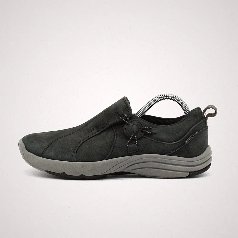 Clarks Damen Halbschuhe EU 38 261296714050 Schwarz Grau Wavewalk
