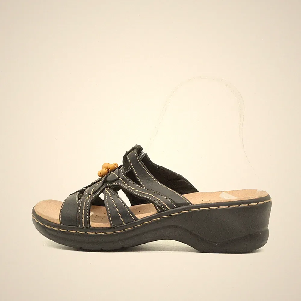 Clarks Damen Sandalen EU 36 Collection by Schwarz