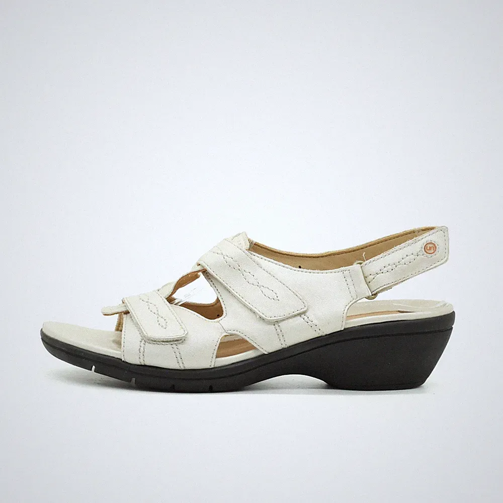 Clarks Damen Sandalen EU 38 Structured Beige Komfortsandalen