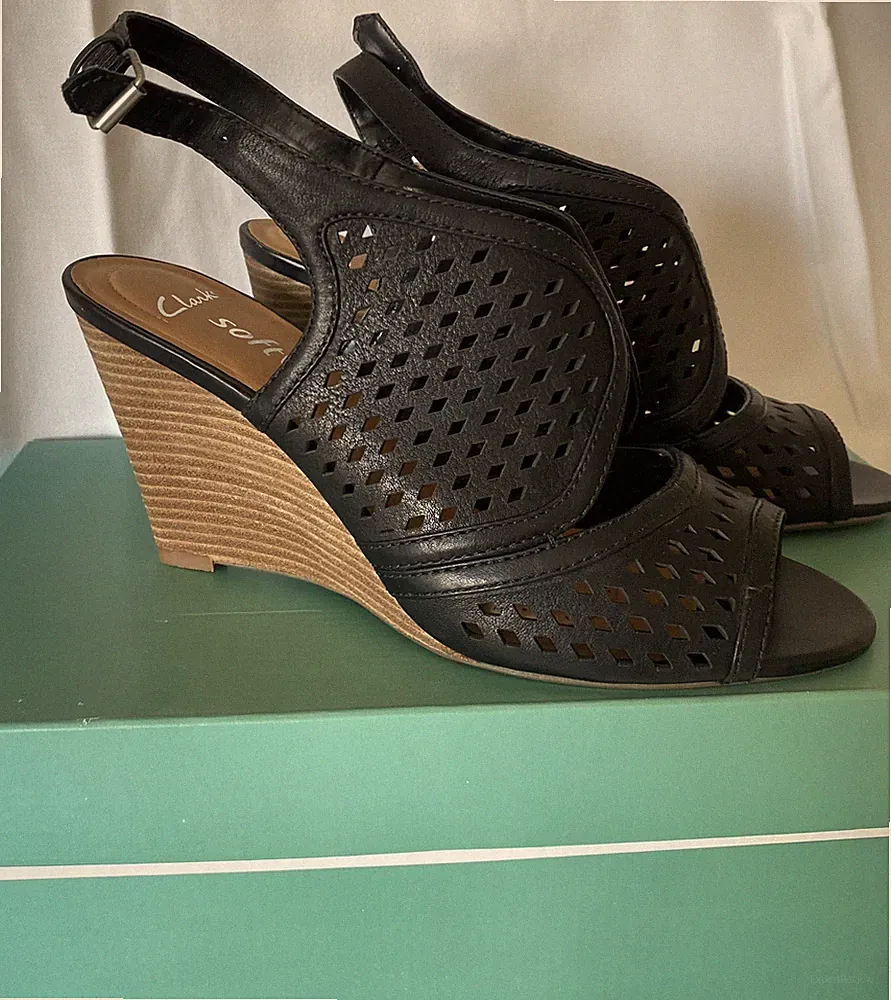Clarks Keilabsatz Sandalen ( Wedges )