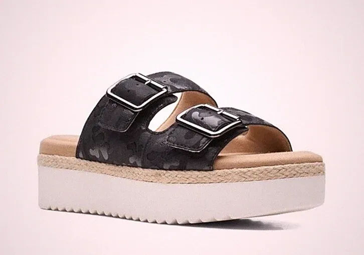 Clarks Lana Beach Damen Schwarz Interesse Leder Sandalen Größe UK 7 D EU 41