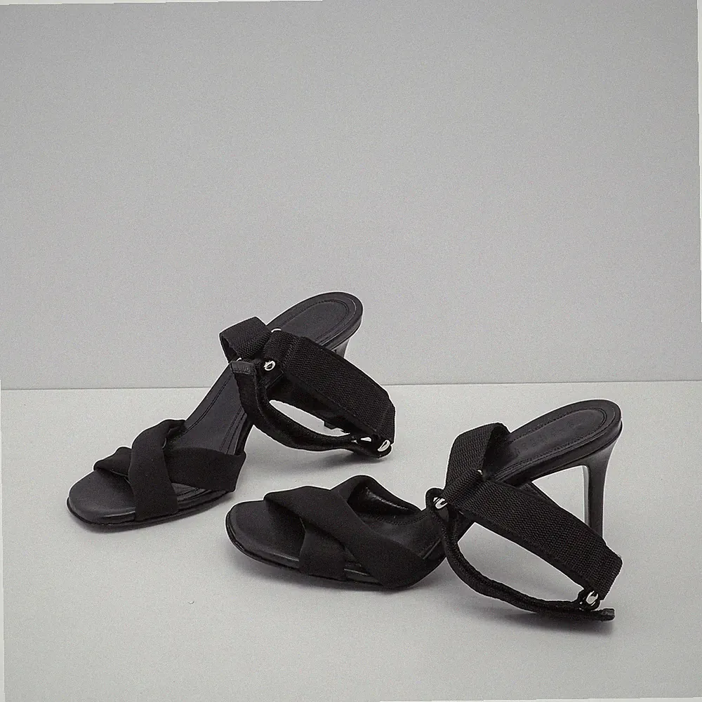 Claudie Pierlot Damen-Riemchenpumps schwarz Größe 38 EU 5 UK 8 US CFACH00161