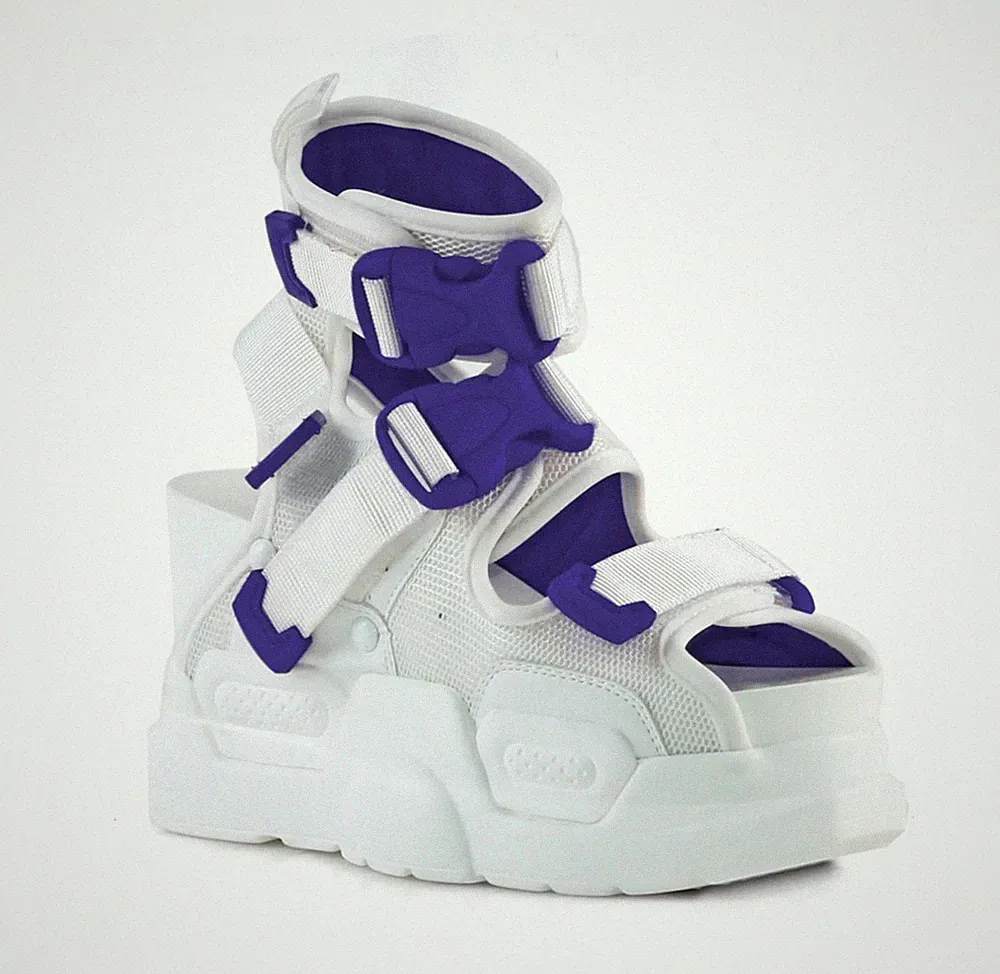 cool plateau sandalen 40 von Anthony Wang mit violett