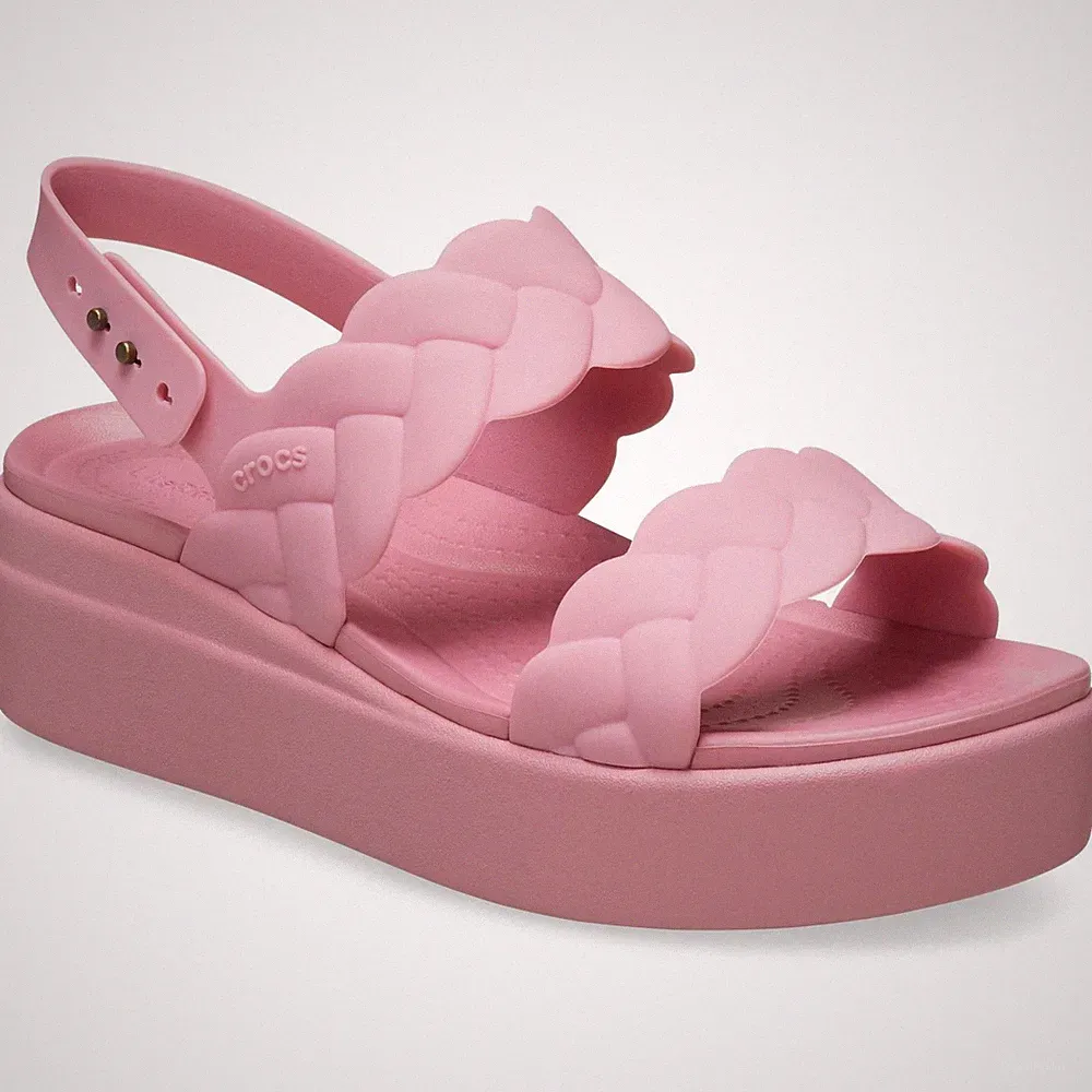 Crocs Brooklyn Woven Thermoplastic Damen Rosette Sandalen
