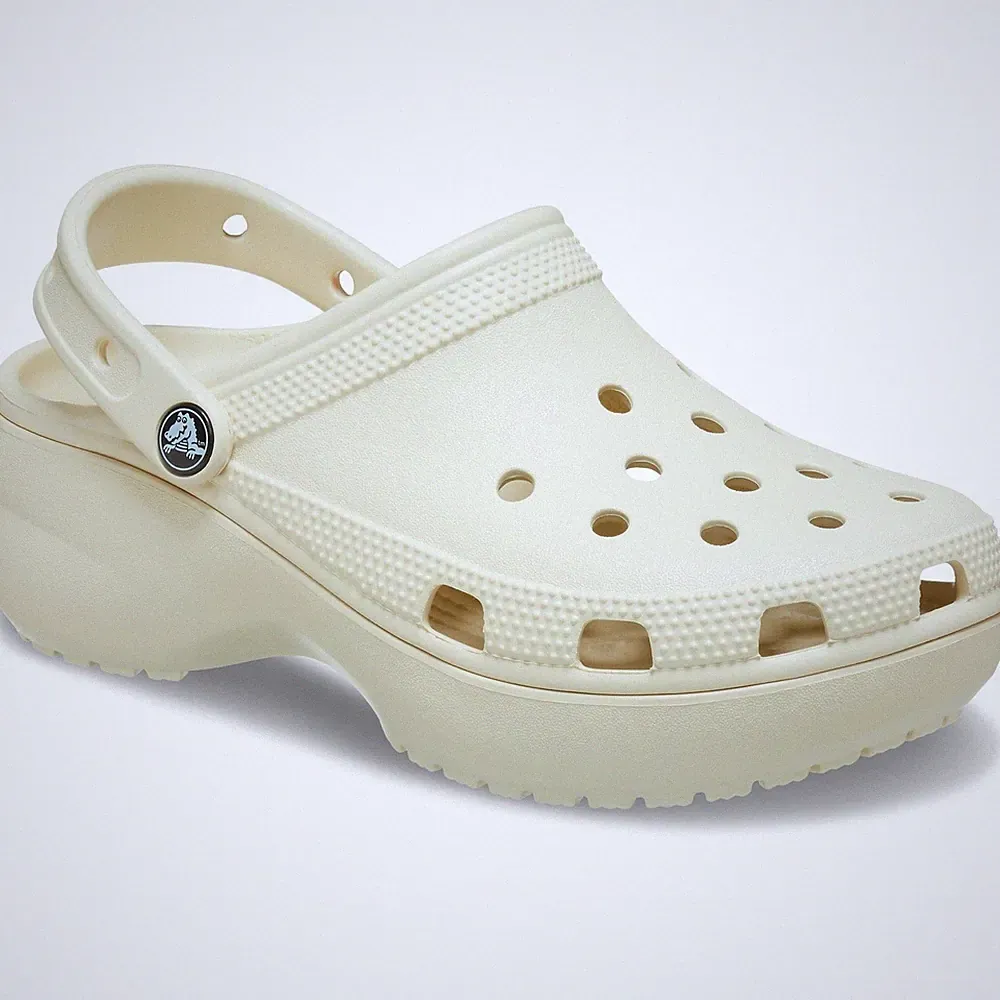 Crocs Classic Plateau Thermoplast Damen Knochen Clogs Neu
