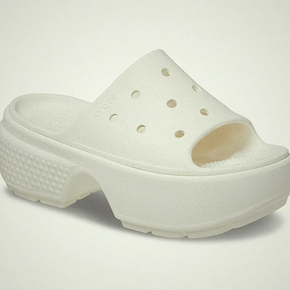 Crocs Stomp Slide Thermoplastic Chalk Slides Neu